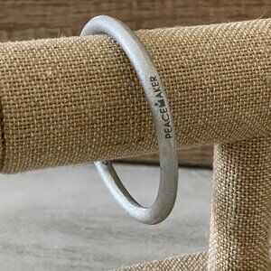 Combat Flip Flop Peacemaker Recovered Vietnam War Ordinance Bangle Laos Small